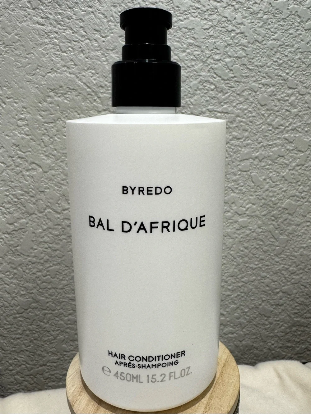 NEW! Byredo Bal D'Afrique Hair Conditioner — White & Black Pump Bottle
